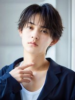 オーシャントーキョー サニー 原宿(OCEAN TOKYO Sunny)&nbsp;フェザーパーマセンターパートニュアンスパーマラウンドマッシュ