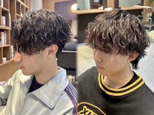 波巻きパーマ・ツイストスパイラルパーマ・シャドウパーマなどトレンドメンズパーマが得意＊