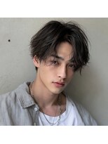 アンサ 藤森店(ANSA)&nbsp;色気抜群！無造作センターパート×メンズカット
