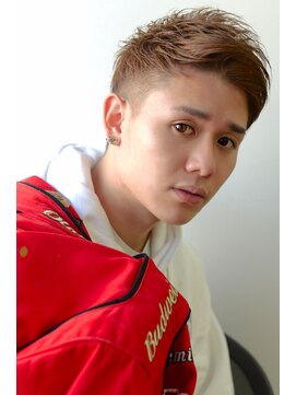 ロビー(LOBBY) 『LOBBY』小木曽 ツーブロ×アップバング×ハイトーンカラー☆