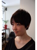 丸みのあるショート