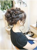 ふわふわミディアップアレンジ【ヘアアレンジ　立川/立川南】