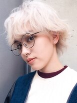 ダブ アオヤマ(DaB AOYAMA)&nbsp;【DaB】ホワイトブリーチ / ミニウルフ / 韓国マッシュ