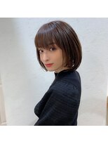 ロンド ストラーダ 心斎橋(Lond strada)&nbsp;ストレートでも可愛い大人ボブ