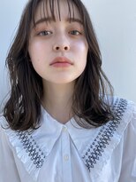 ガーデントウキョウ(GARDEN Tokyo) くびれミディアム薄め前髪ラベンダーカラー/美髪/伸ばしかけ