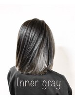 フィックスヘアー なんば(FIX-hair)&nbsp;インナーカラー/グレーアッシュ/アッシュブラック/オンブレ