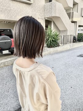 ヘアースイッチ(HAIR SWITCH) 前下がりボブとアッシュベージュカラー☆