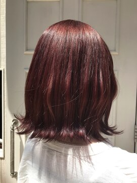 ヘアー ブランコ(hair Blanco) ブリーチなしダブルカラー♪ローズ