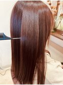 髪質改善酸熱トリートメントセミロング