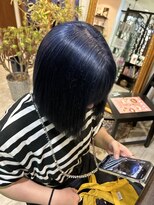 マイ ヘア デザイン 岡崎(MY hair design)&nbsp;斜めバング/グレージュカラー/シルキーベージュ/岡崎