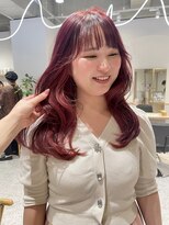 ゼストソエル(ZEST soell)&nbsp;チェリーレッド ブリーチカラー