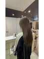 モードケイズ(Aimee by modek’s) ブリーチなしダブルカラーオリーブカラー