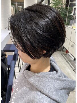 ステアケース 武蔵小杉店(stair:case) 大人ショートボブ/白髪ぼかしハイライト/髪質改善30代40代50代