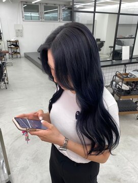 ジルスタジオ(JILL STUDIO) JILL STUDIO 韓国ウェーブ/ブルーブラック