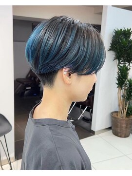 ヴェイン 渋谷(vain) メンズライク/アッシュブラック/マッシュパーマ/ミントアッシュ