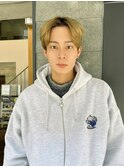 ハイトーンカラー×ウェーブヘア