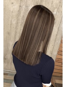 ヘアカロン 熊本本店(Hair CALON) 脱白髪染めハイライトカラー白髪ぼかし髪質改善カラー