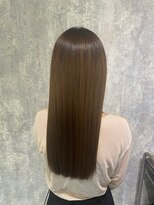 ジーナ 船橋(Zina)&nbsp;髪質改善＊ロングレイヤーグレーベージュ＊美髪【Zina船橋】