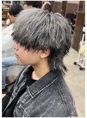 メタリックシルバー×エンドカラー