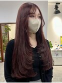 ピンクラベンダー/レイヤースタイル/韓国レイヤー/*1