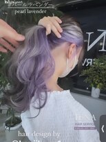 イエナ 渋谷(IENA)&nbsp;デザインカラーケアブリーチダブルカラーパープルラベンダー