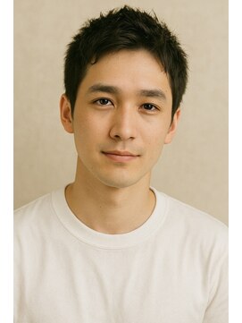 にもう ブルーブラック & スパイキーショート　フェザーパーマSM50