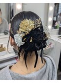 卒業式ヘアセット