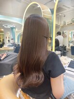 ロンドプランタン 恵比寿(Lond Printemps) ミニウルフチェリーブラウンブリーチなしレイヤー韓国前髪恵比寿