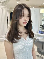 エアー 青山(AIR) レイヤーカットハッシュカットアッシュブラウングレージュ