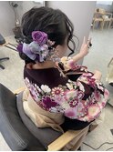 卒業式ヘアセット