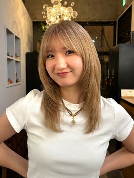 ステア メゾン(stir maison) ミルクティーベージュ × ハッシュカット/吉祥寺/HARUMI