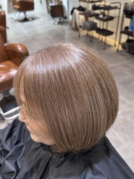 ヴィコロ(vicolo) 白髪ぼかし/白髪剥がし/ミルクティーベージュ/60代