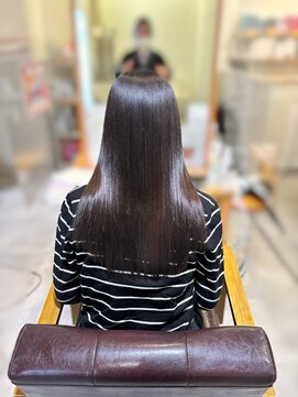 ブレンドバイハピネス(Blend by happiness) 髪質改善/オリーブブラウン/縮毛矯正　　after