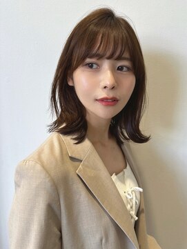 コルソ バイ ケーツー(CORSO by k-two) ミディアム/レイヤーカット/くびれ/ナチュラルブラウン