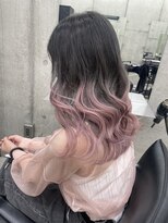 リノート バイ エゴル 名古屋(LINOET by ENGOL)&nbsp;【LINOET】手島カミラ　ホワイトピンクのグラデーション