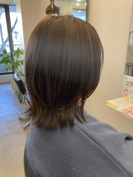 レディースウルフ　新宿/髪質改善/ウルフ/レディース