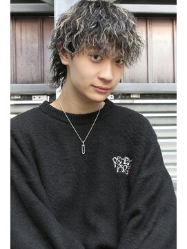 リコ ヘアアンドリラクゼーション 名駅店(LICO HAIR＆RELAXATION) メンズハイライトパーマ　名古屋駅/名駅/ブリーチ/パーマ