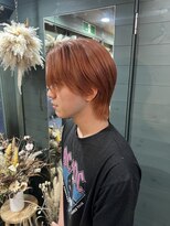 マーシュ(marshu) メンズカラーオレンジベージュ
