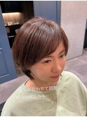 【お悩み解消】白髪ぼかしカラー+丸みのあるショート