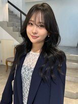 ゼスト パーク(ZEST PARK)&nbsp;レイヤーオリーブグレージュコテ巻き風パーマ　kanon