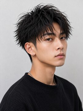 クラメールパリ 福岡(Kraemer Paris) 福岡/天神/メンズショート/スパイキー/フェザー/シャドウ/無造作