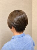 艶透明感イルミナナイトスカイカラーショートボブ