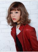 カジュアルミディパーマ【LUXBE神戸三宮店】