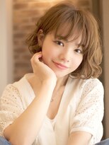ベック ヘアサロン(BEKKU hair salon) 「BEKKU」別宮聖一 無造作カールの大人かわいいニュアンスボブ