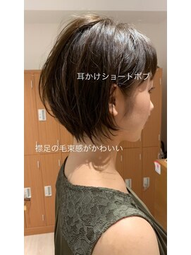 ビューイースト 亀戸 錦糸町(VIEW EAST) パツンとラインがでない襟足の毛束感カット