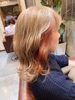 ジョージ(Jo-Ji)&nbsp;キャメルベージュ×コーラルピンク