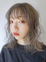 ラグジュアリーサロン ウィッシュ(Luxury Salon Wish) 冬★イメチェン★ホワイトアッシュ★くびれエアリーミディ