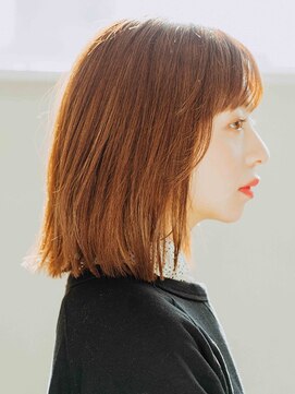 エクファ ヘアエステアンドスパ(ex-fa hair esthe&spa) ~エクファヘアエステ&スパ 南草津~厚めバンクのスリークボブ