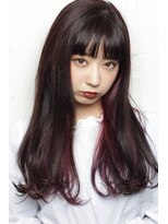 ノラジャーニー(NORA Journey)&nbsp;【NORA Journey】ピンクパープルのインナーカラーロング