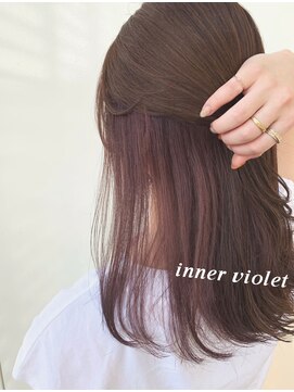 ジーナ 池袋(Zina) Zina池袋＊オフィスも＊イヤリングカラー＊インナーバイオレット